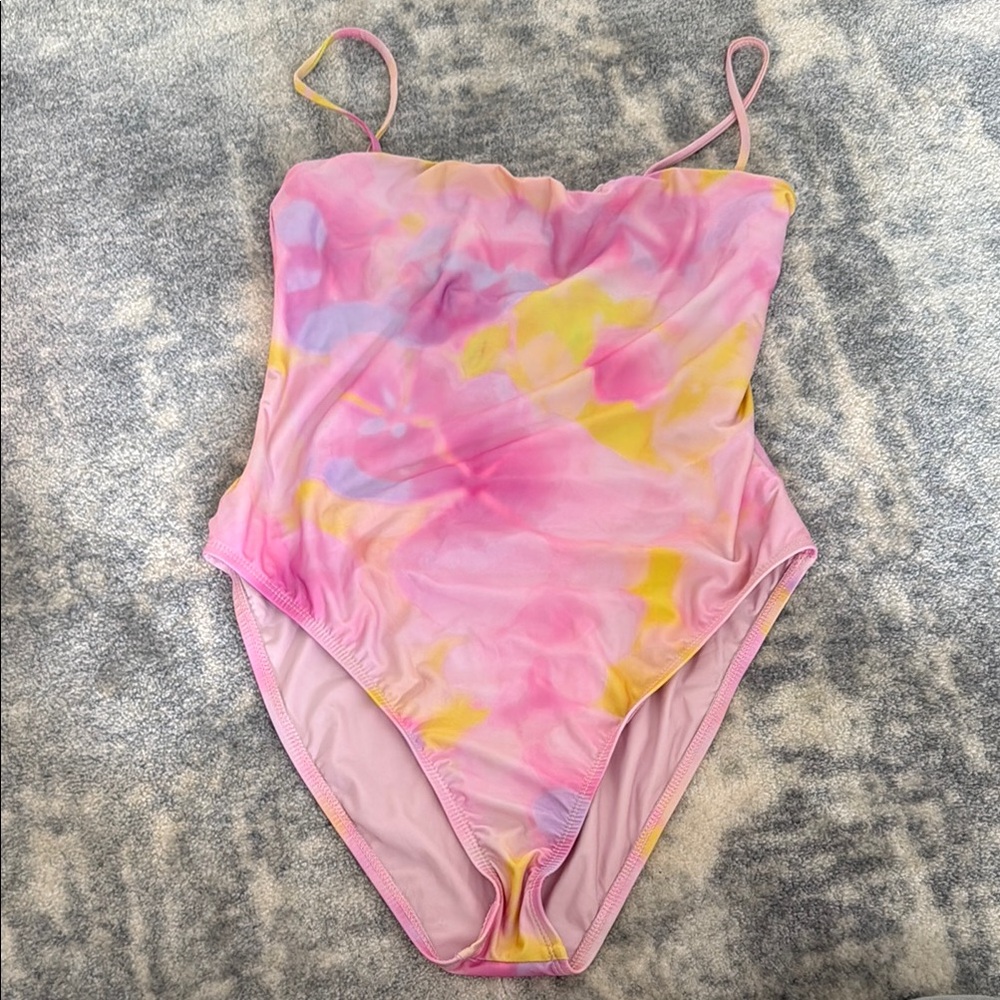 Tie-Dye One-Piece Swimsuit